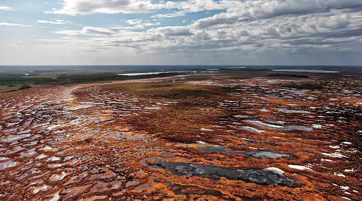 Нефтяной разлив в Сибири